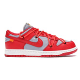 NK Dunk Low Off-White University Red