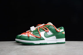 NK Dunk Low Off-White Pine Green