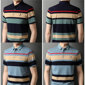 Camisa Polo Listrada NAVY