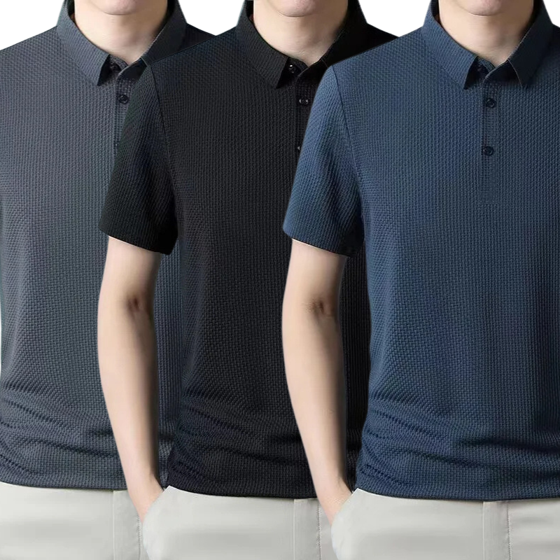 [PAGUE 1 LEVE 3] - Camisa Polo Fresh Seda Gelo