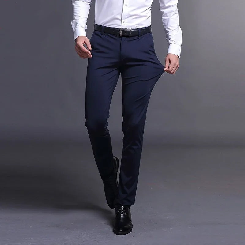 COMPRE 1 E LEVE 2 |  Calça Social Clássica Alfaiataria Gentleman 2024 + Brinde Cinto Social Couro