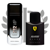 Combo de Perfumes 212 VIP Black e Ferrari Black