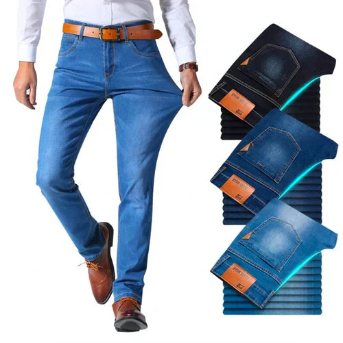 Pague 1 Leve 2 | Calça Jeans® Comfort Flex + Brinde Cinto Masculino