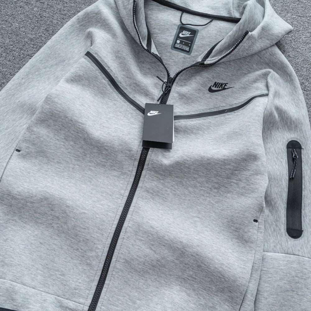 Conjunto NK Tech Fleece Cinza