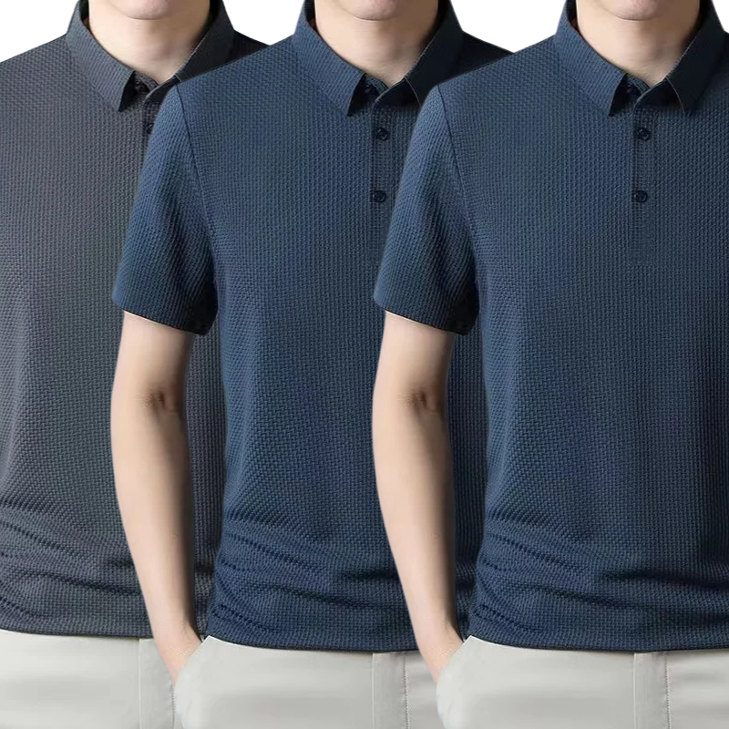 [PAGUE 1 LEVE 3] - Camisa Polo Fresh Seda Gelo