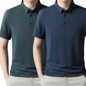 [PAGUE 1 LEVE 2] - Camisa Polo Ultra Fresh Seda Gelo + Relogio de Brinde