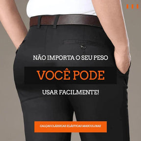 COMPRE 1 E LEVE 2 |  Calça Social Clássica Alfaiataria Gentleman 2024 + Brinde Cinto Social Couro