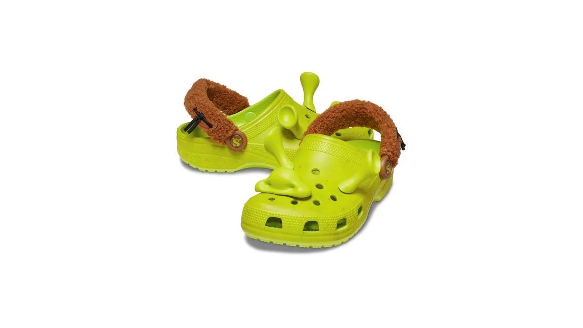 Sandália Crocs Shrek Classic Clog LIME PUNCH