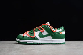 NK Dunk Low Off-White Pine Green