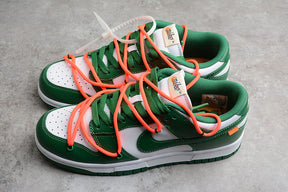 NK Dunk Low Off-White Pine Green