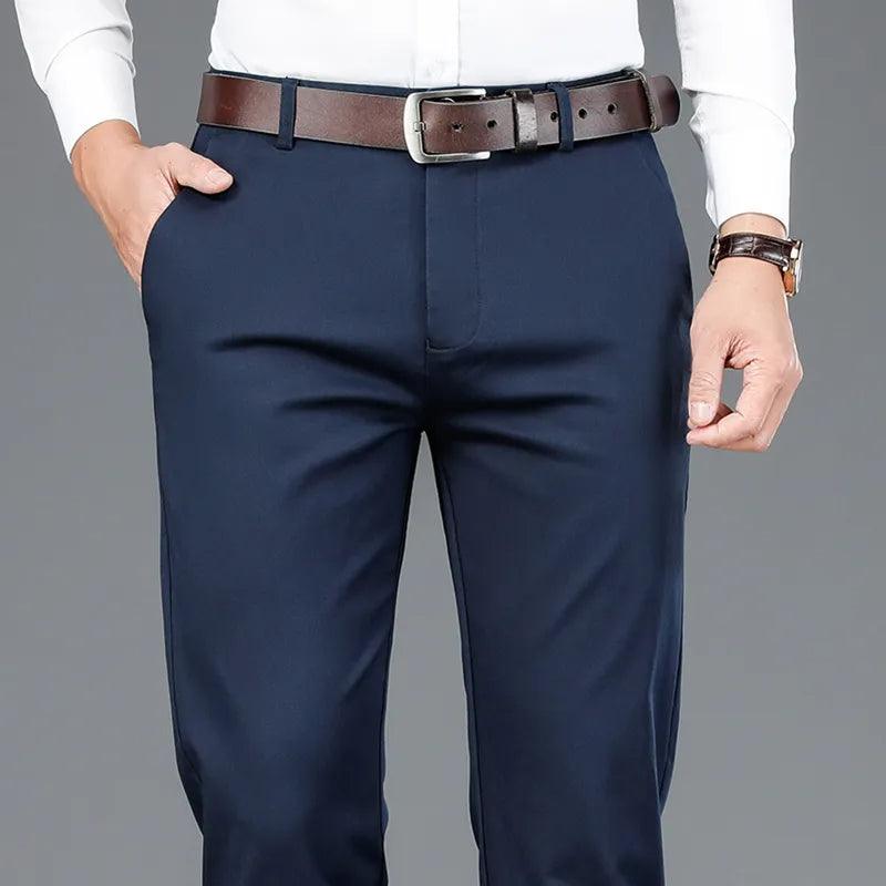 COMPRE 1 E LEVE 2 |  Calça Social Clássica Alfaiataria Gentleman 2024 + Brinde Cinto Social Couro